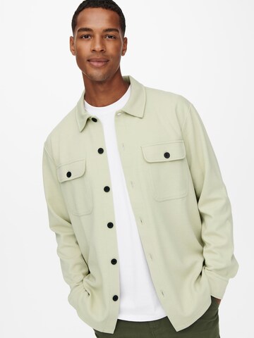 Only & Sons - Ajuste regular Camisa 'NEW KODYL' en beige