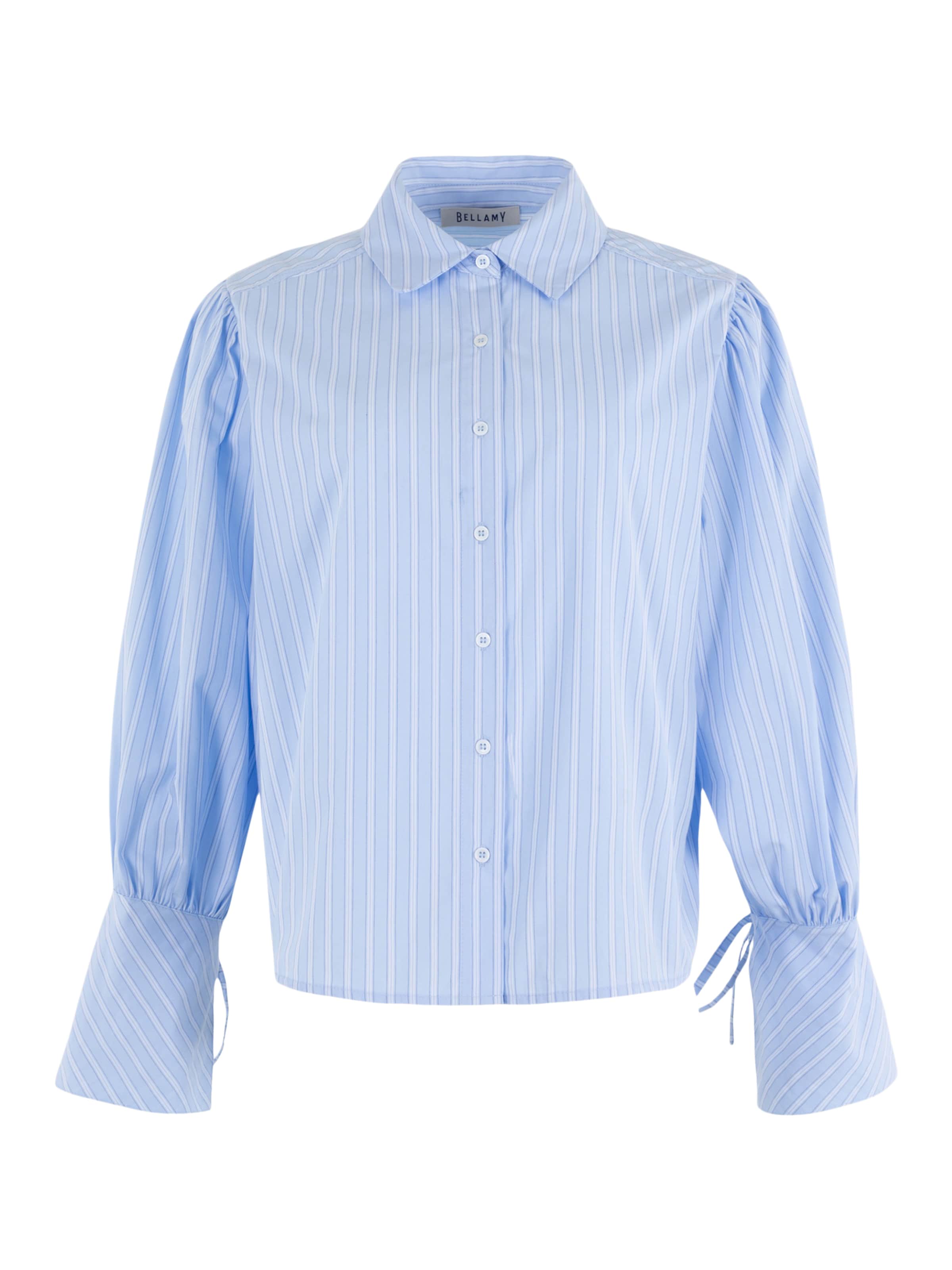 Bellamy Gallery Blouse 'Himari' in Blue: front