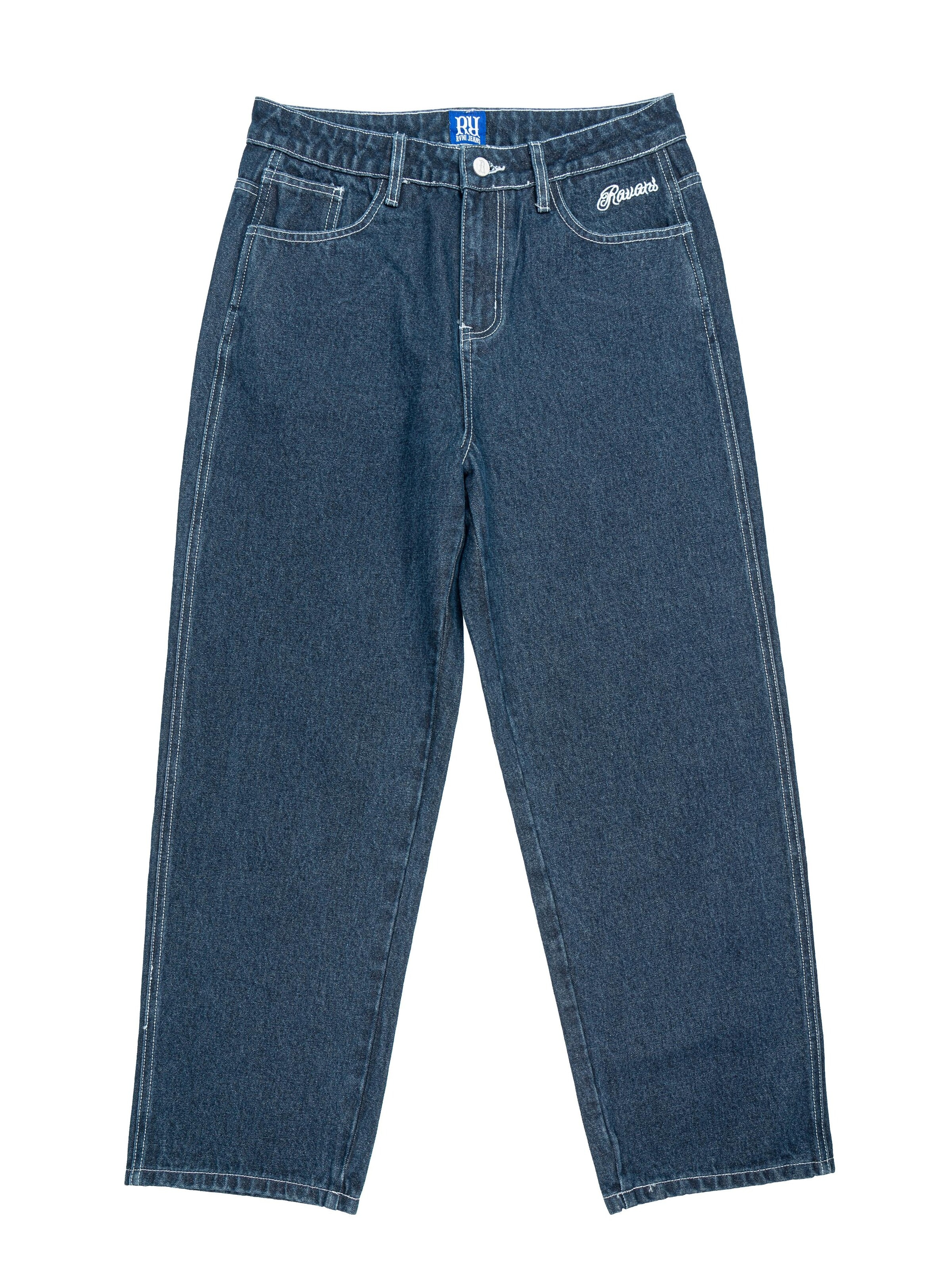 Baggy Jeans di RVNI Berlin in blu: frontale