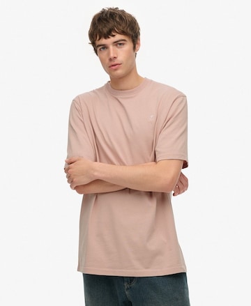 T-Shirt Superdry en rose : devant