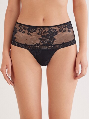 INTIMISSIMI Slip 'LA FEMME FATALE' in Schwarz: Vorderseite