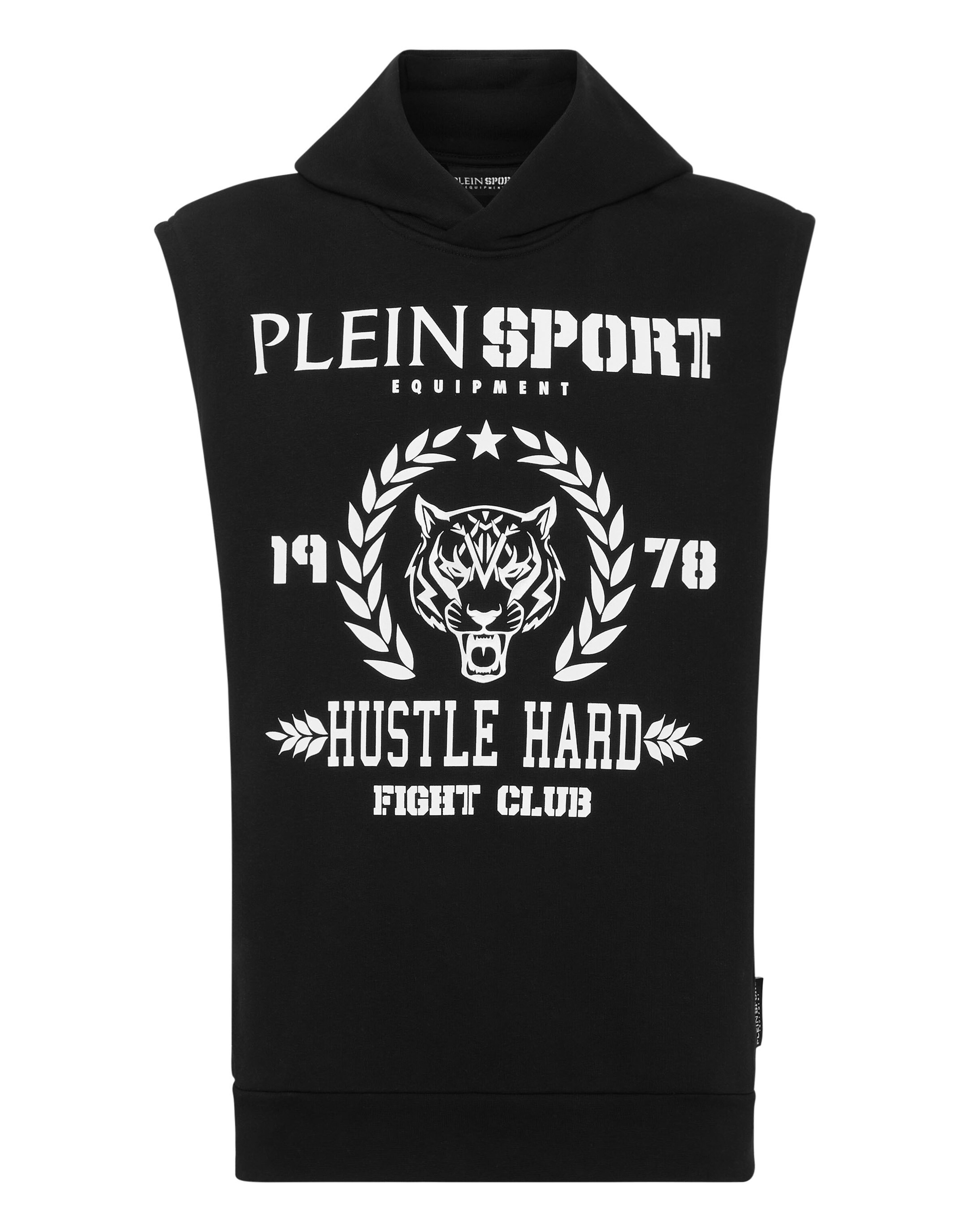 Plein Sport - Sudadera 'Tiger' en negro: frente