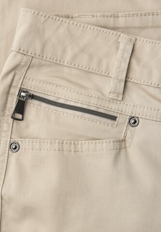 STREET ONE Slimfit Hose in Beige