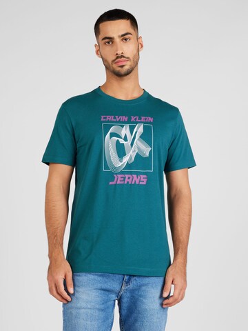 Calvin Klein Jeans Shirt in Blue: front
