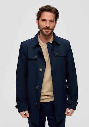 s.Oliver BLACK LABEL Between-Seasons Coat in Blue: front