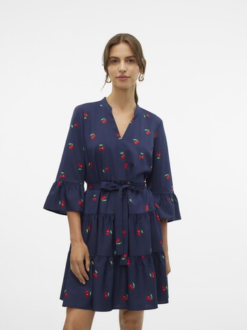 VERO MODA Blousejurk 'ZERA' in Blauw: voorkant