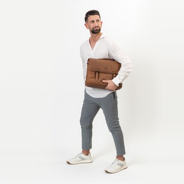 Farmhood Document Bag in Brown