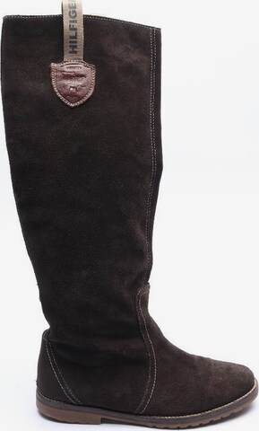 TOMMY HILFIGER Dress Boots in 36 in Brown: front