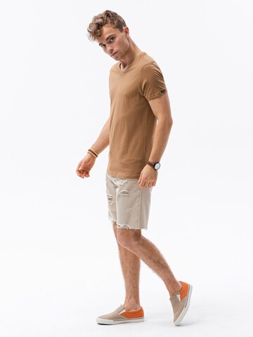 Ombre Shirt 'S1369' in Bruin