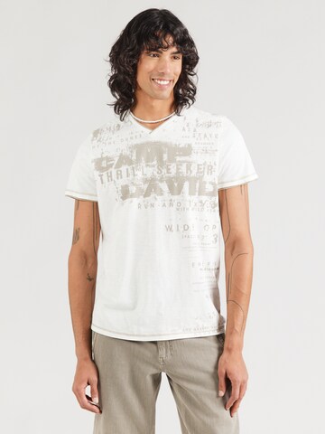 CAMP DAVID - Camiseta 'Dune Crusher' en marrón: frente