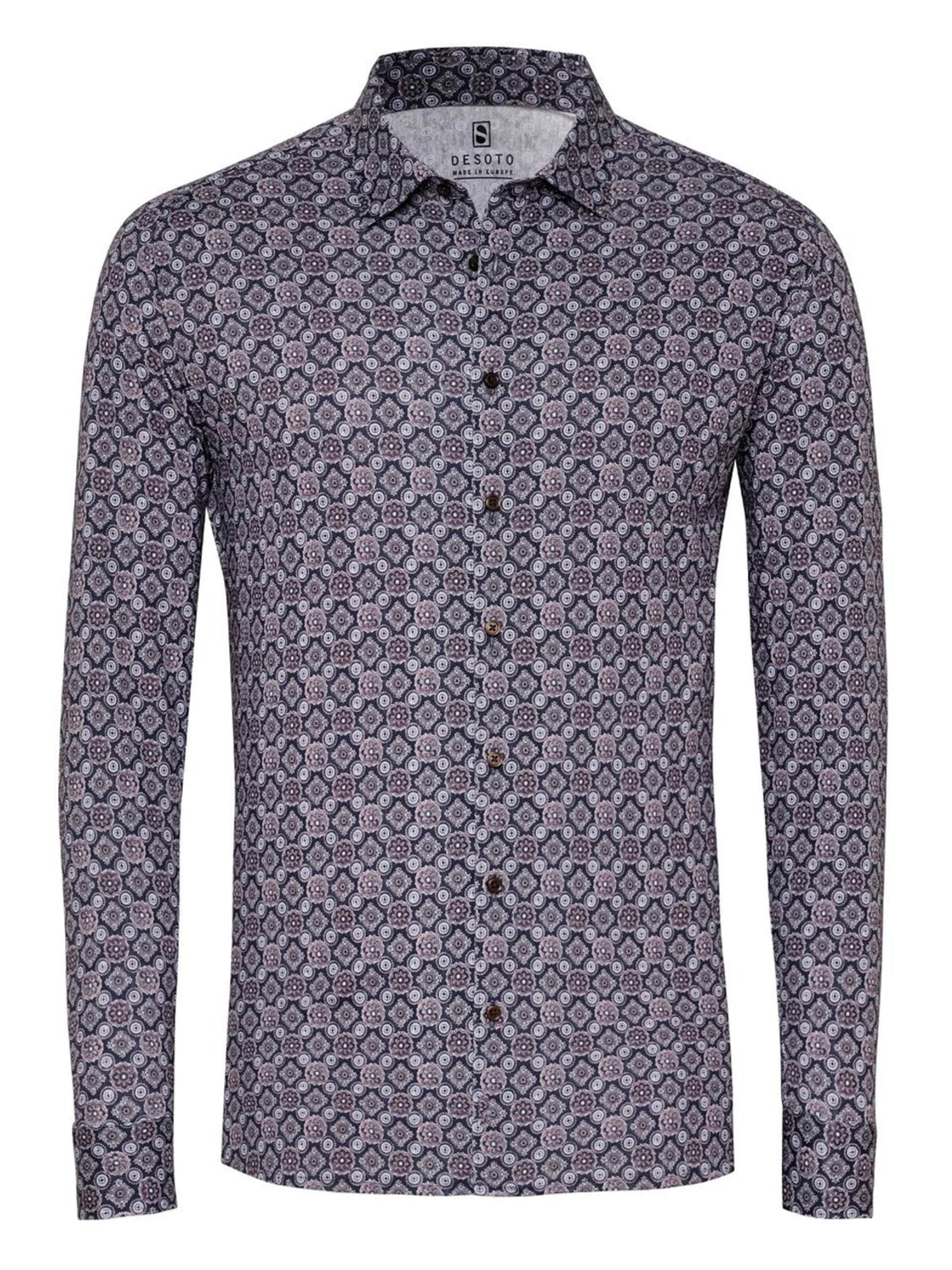 Coupe slim Chemise DESOTO en bleu : devant
