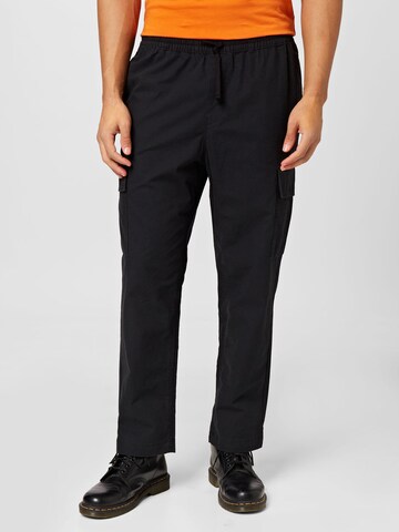 JACK & JONES - Regular Calças cargo 'KARL' em preto: frente