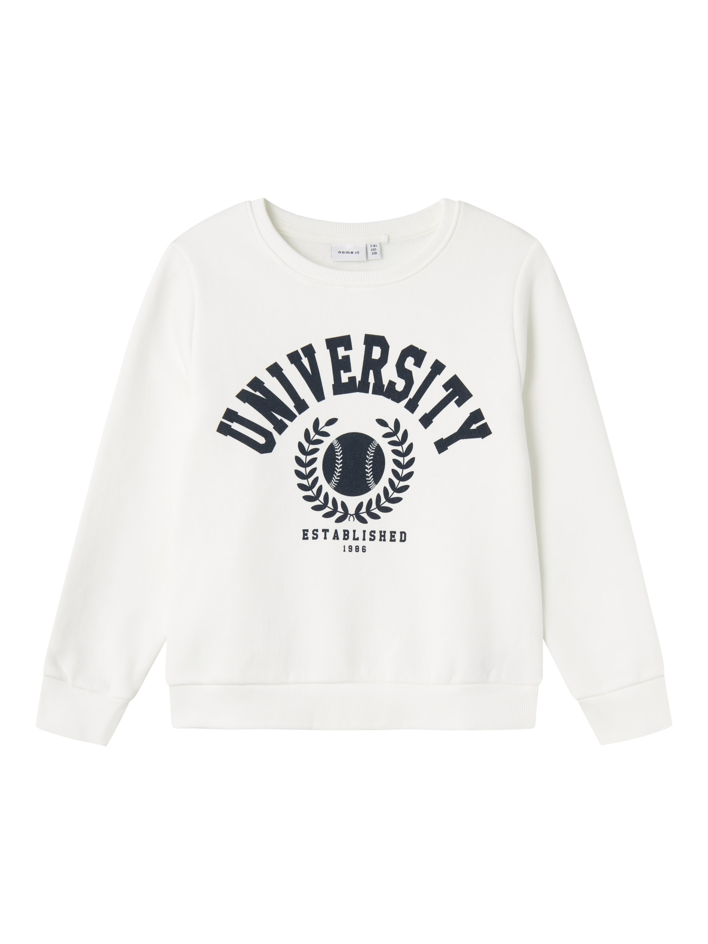 Felpa 'Tille' di NAME IT in bianco: frontale