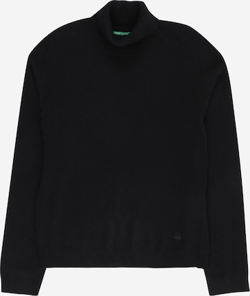 UNITED COLORS OF BENETTON Sweater in Black: front