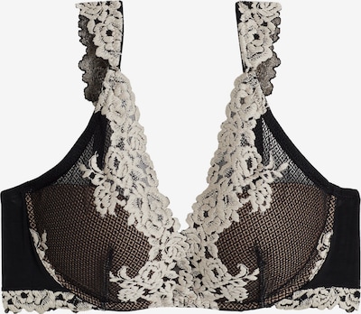 INTIMISSIMI BH 'Pretty Flowers' in schwarz / wollweiß, Produktansicht
