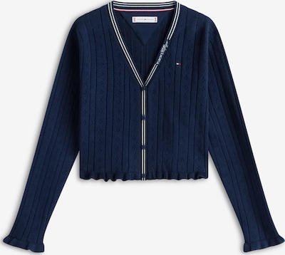 Kardiganas iš TOMMY HILFIGER, spalva – tamsiai mėlyna / balta, Prekių apžvalga