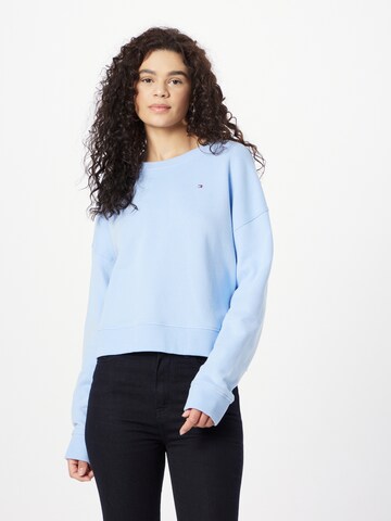 Sweat-shirt TOMMY HILFIGER en bleu : devant