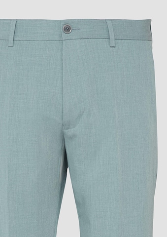 s.Oliver BLACK LABEL Slimfit Pantalon in Groen