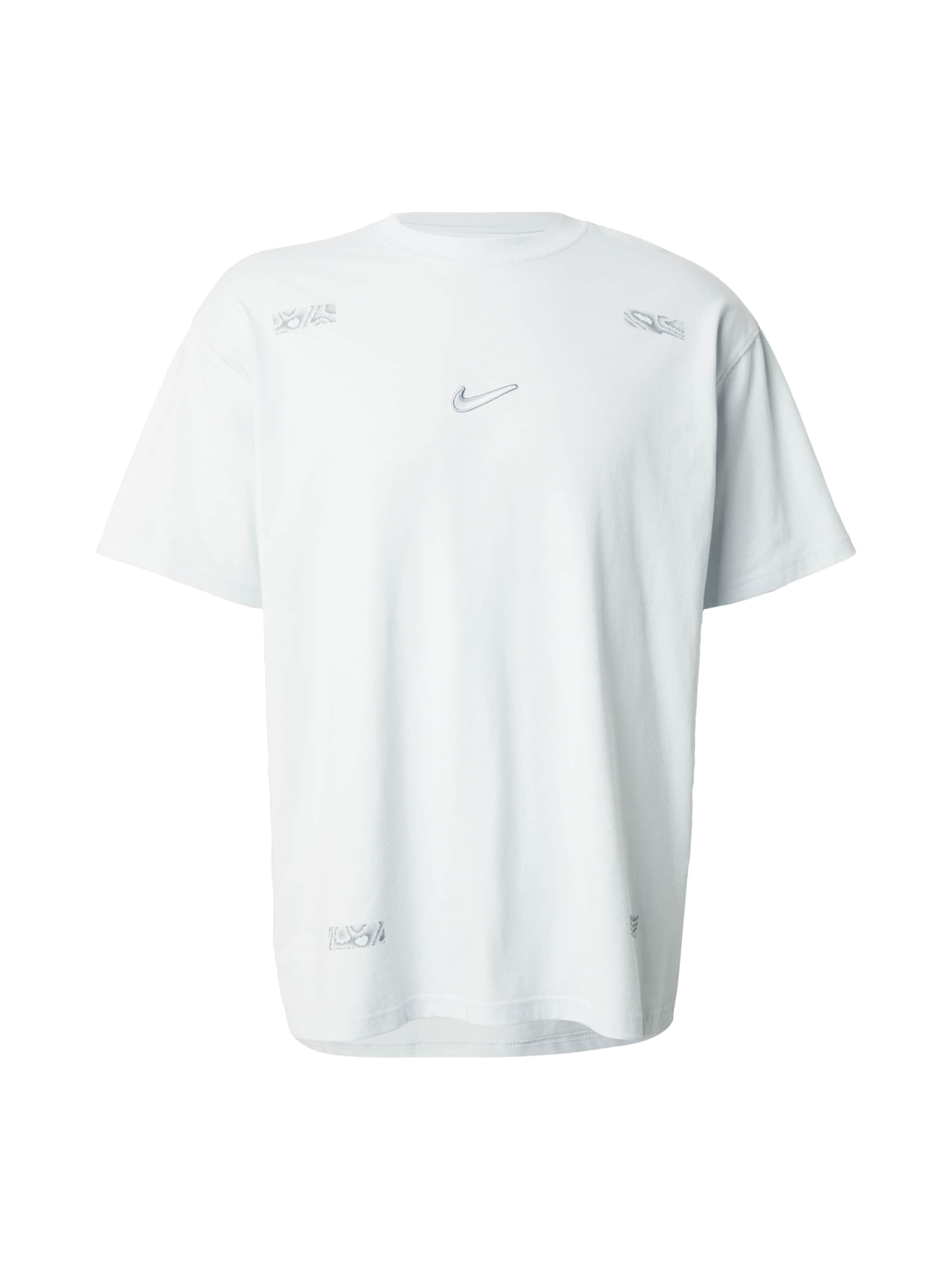 Nike Sportswear T-Shirt en XS en gris clair / blanc cassé, Vue avec produit