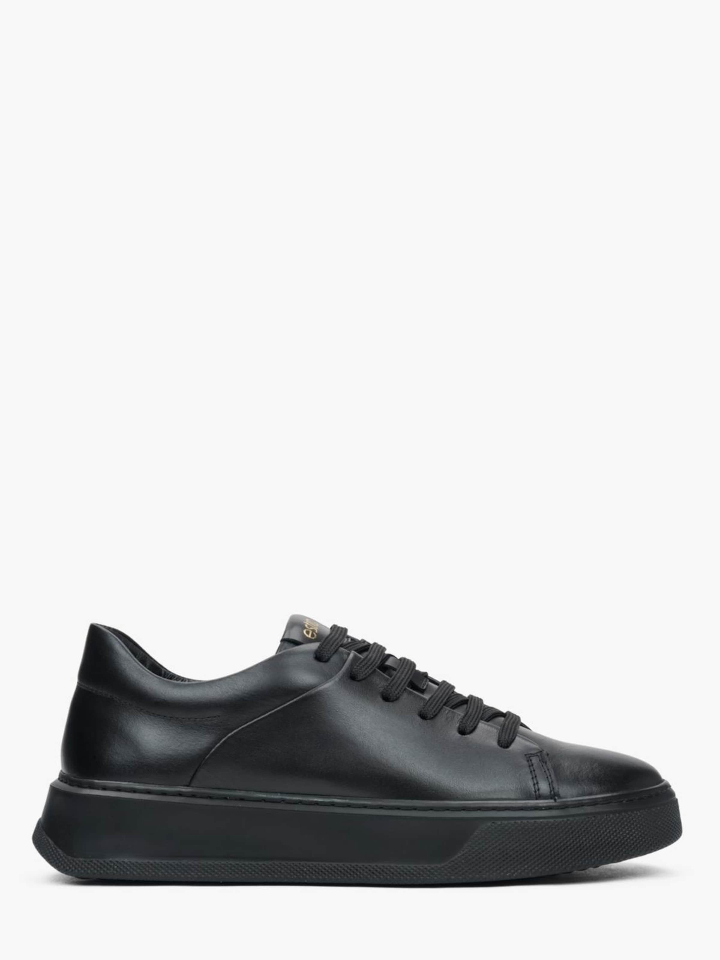 Estro Låg sneaker '09-2932' i svart: framsida