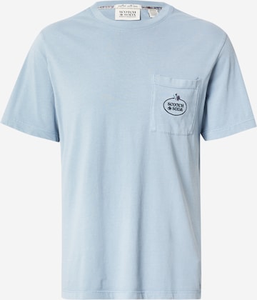 SCOTCH & SODA Tričko - Modrá: predná strana