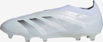 ADIDAS PERFORMANCE Soccer Cleats 'Predator Elite Laceless FG' in White: front