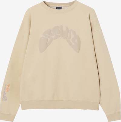 Pull&Bear Sweater majica u sivkasto bež / pijesak / svijetloljubičasta / narančasta, Pregled proizvoda