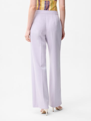 adl Loose fit Trousers with creases in Purple