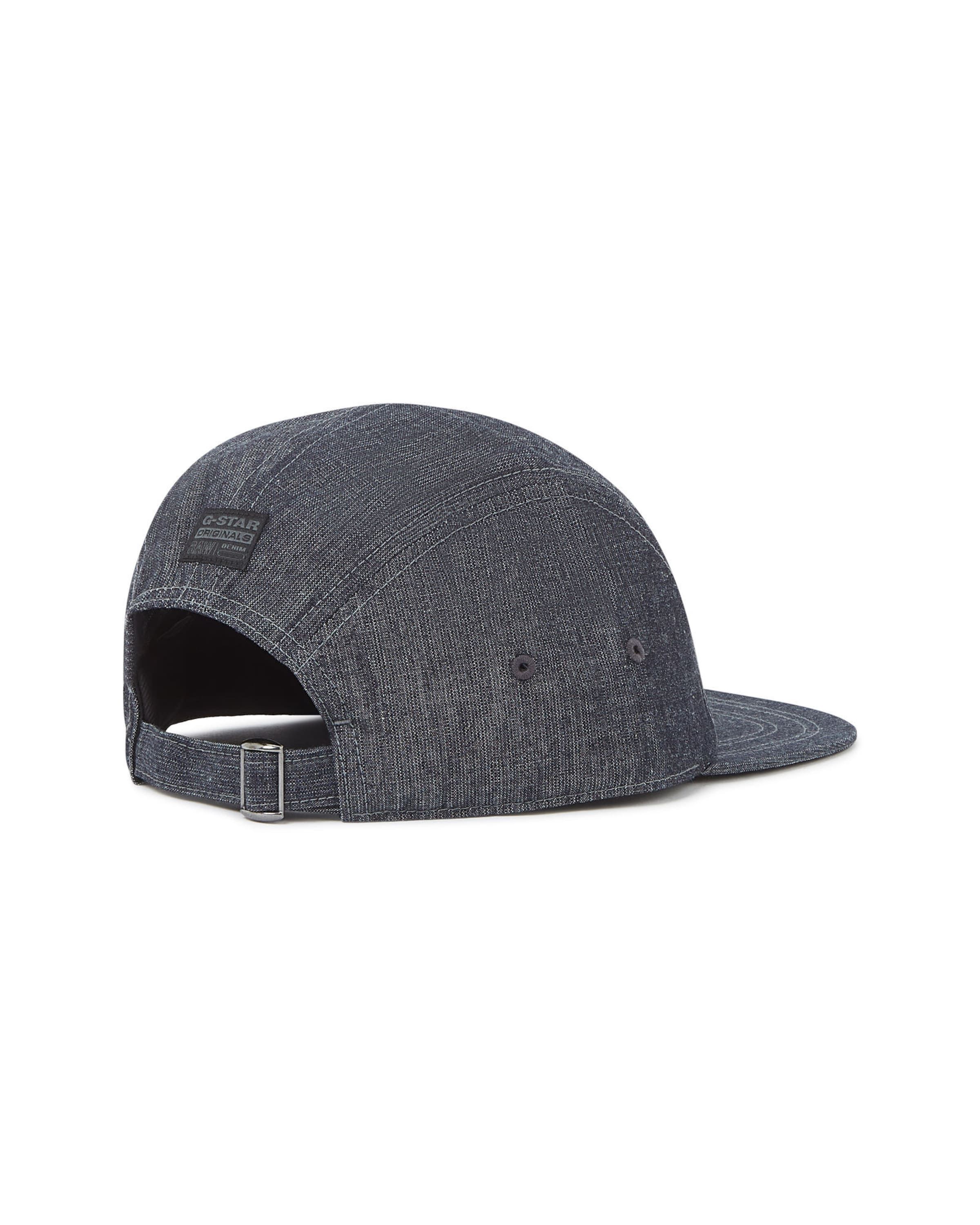 G-STAR Muts 'Flat Brim 5 Panel Cap' in Blauw