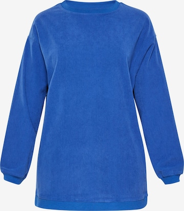 Sweat-shirt MIMO en bleu : devant