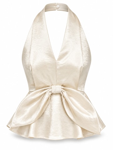 Ombre Top in Beige: voorkant