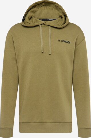 ADIDAS TERREX Sportsweatshirt in Groen: voorkant
