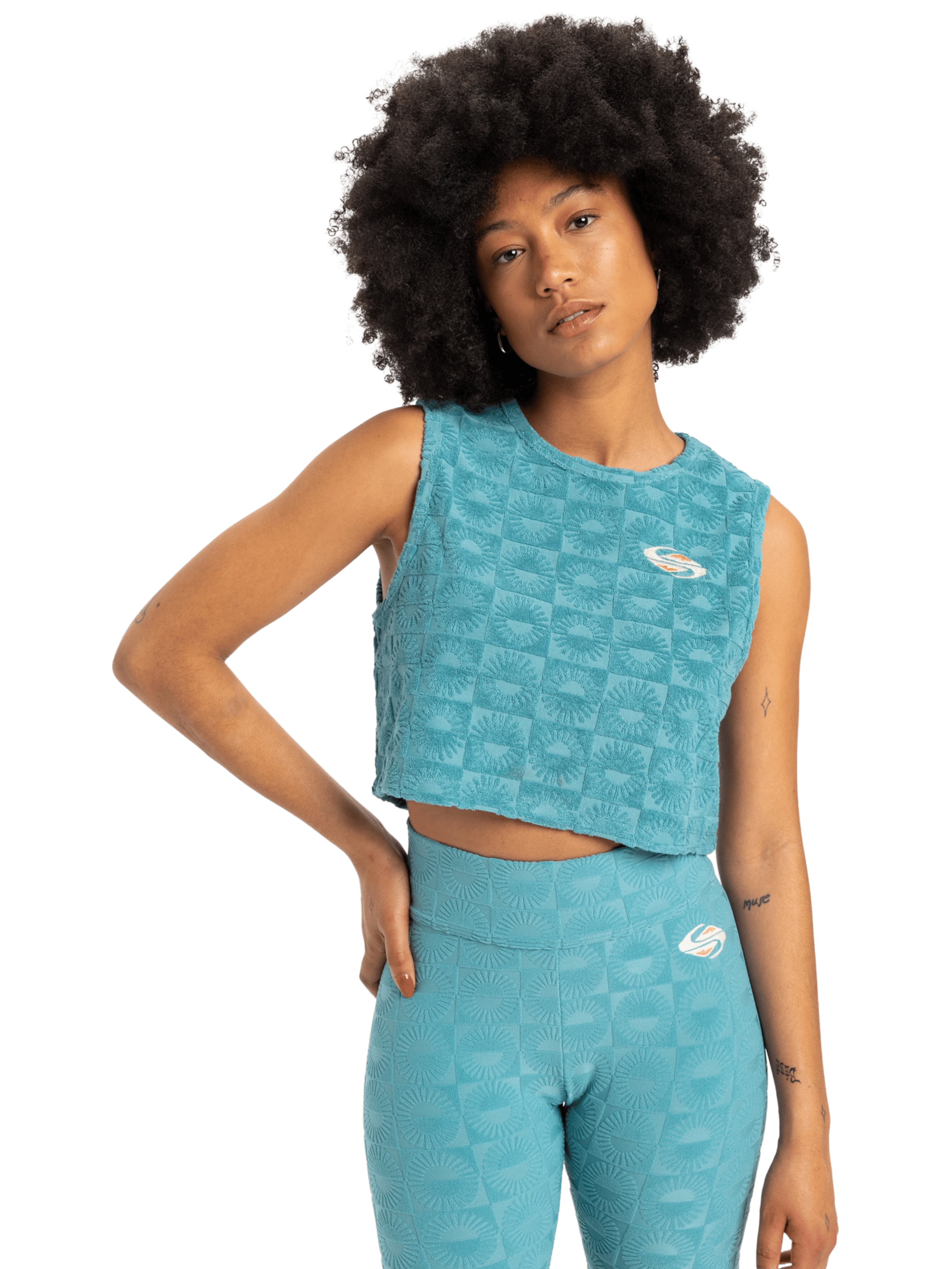 Haut de sport 'The Wine' QUIKSILVER en bleu : devant