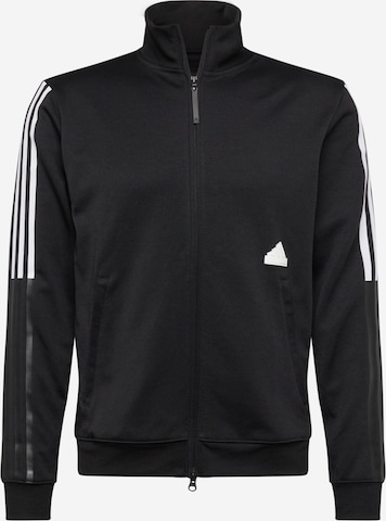 Giacca per l'allenamento '3-Stripes Fitted' di ADIDAS SPORTSWEAR in nero: frontale