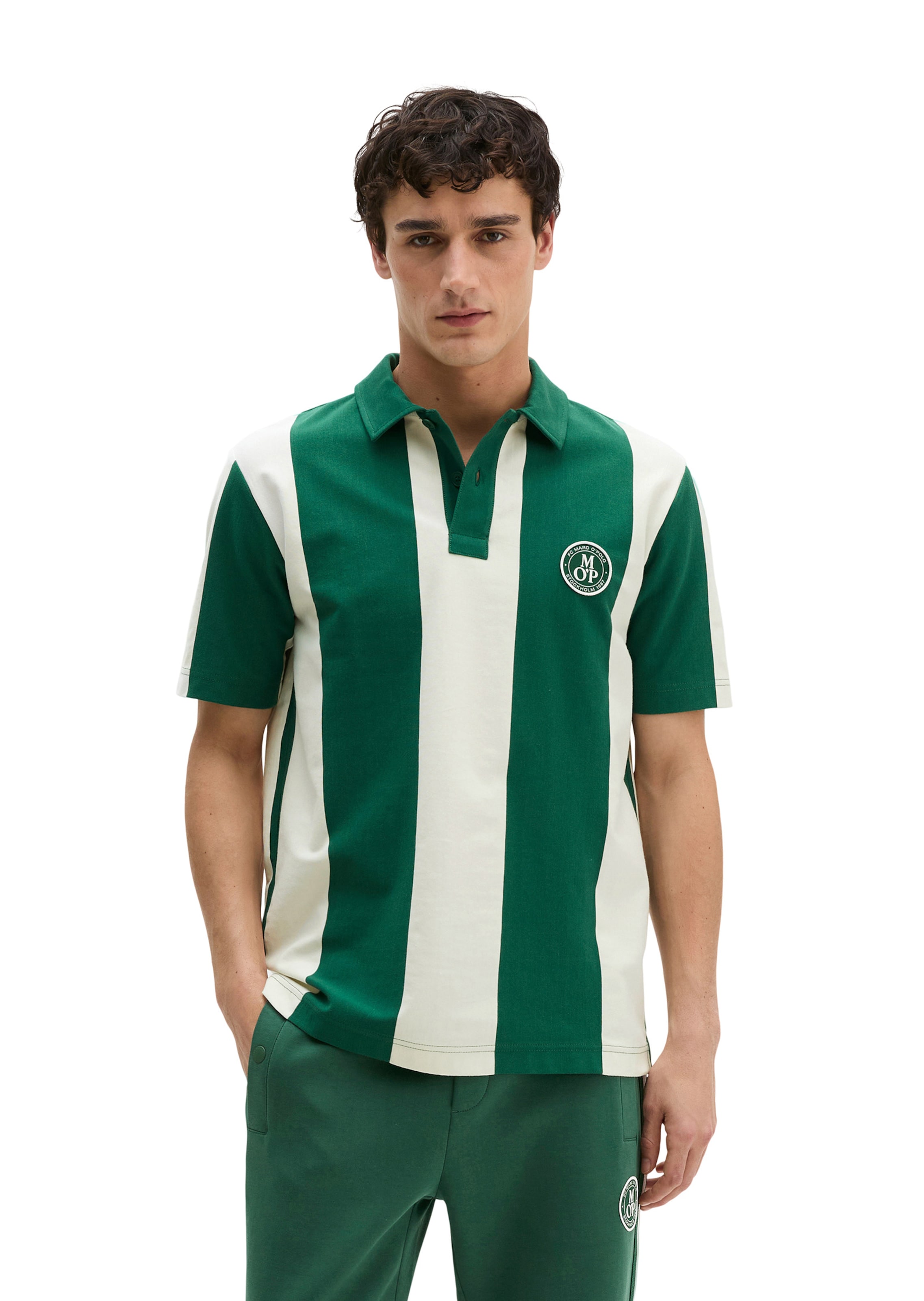 Marc O'Polo Shirt in Beige: front
