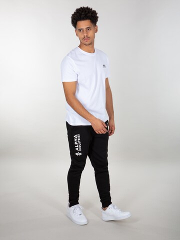 ALPHA INDUSTRIES Tapered Broek in Zwart