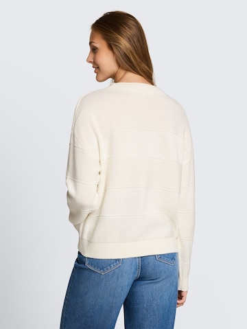TOM TAILOR DENIM Sweater in White
