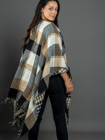 COLLEZIONE ALESSANDRO Cape 'Bella' in Beige