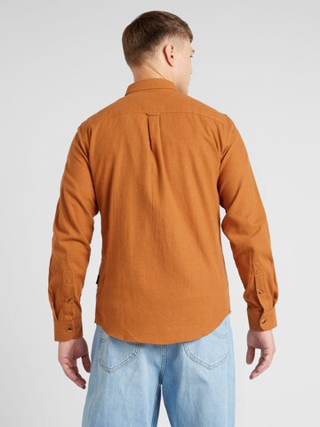 BLEND - Regular Fit Camisa em laranja