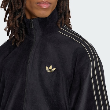 ADIDAS ORIGINALS Fleece jas 'Firebird' in Zwart