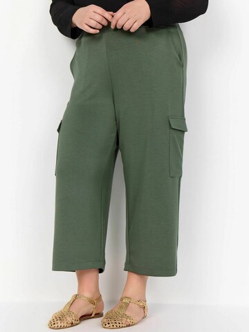 Wasabi Concept Loosefit Hose 'Sabina 46' in Grün: Vorderseite