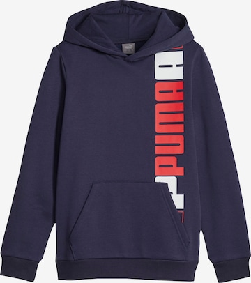 PUMA Sweatshirt 'ESS+' in Blau: predná strana