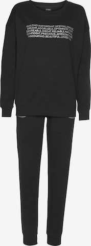 VIVANCE Pajama 'Dreams' in Black: front