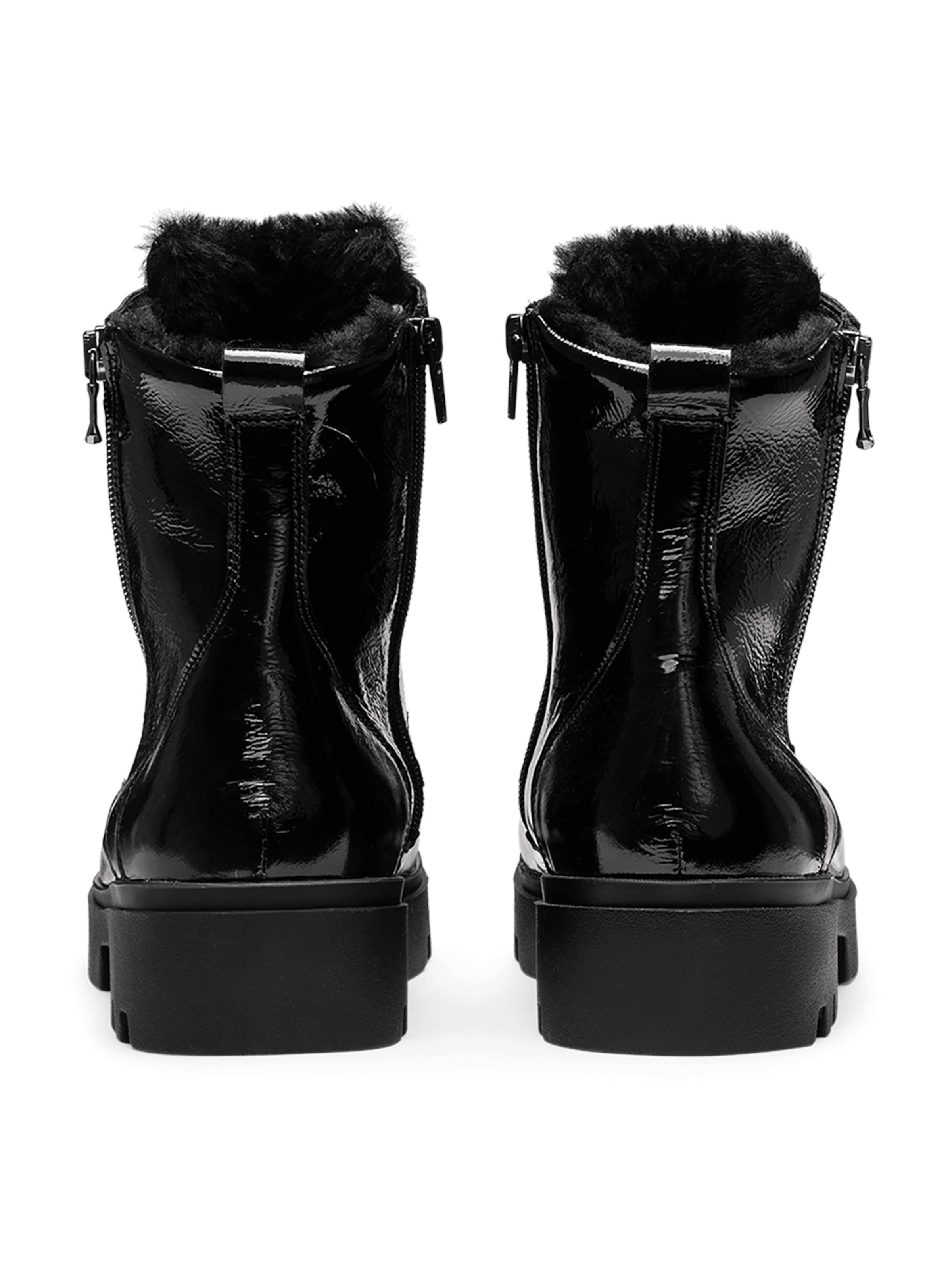 VITAFORM Schnürstiefelette in Schwarz