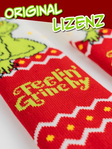The Grinch Socken 'Hüttensocken Feelin Grinchy'‌‌‌‌‌ in Mischfarben