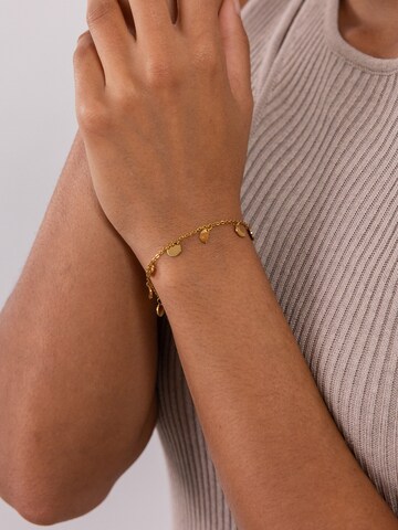 PURELEI Armband 'Luna' in Goud: voorkant