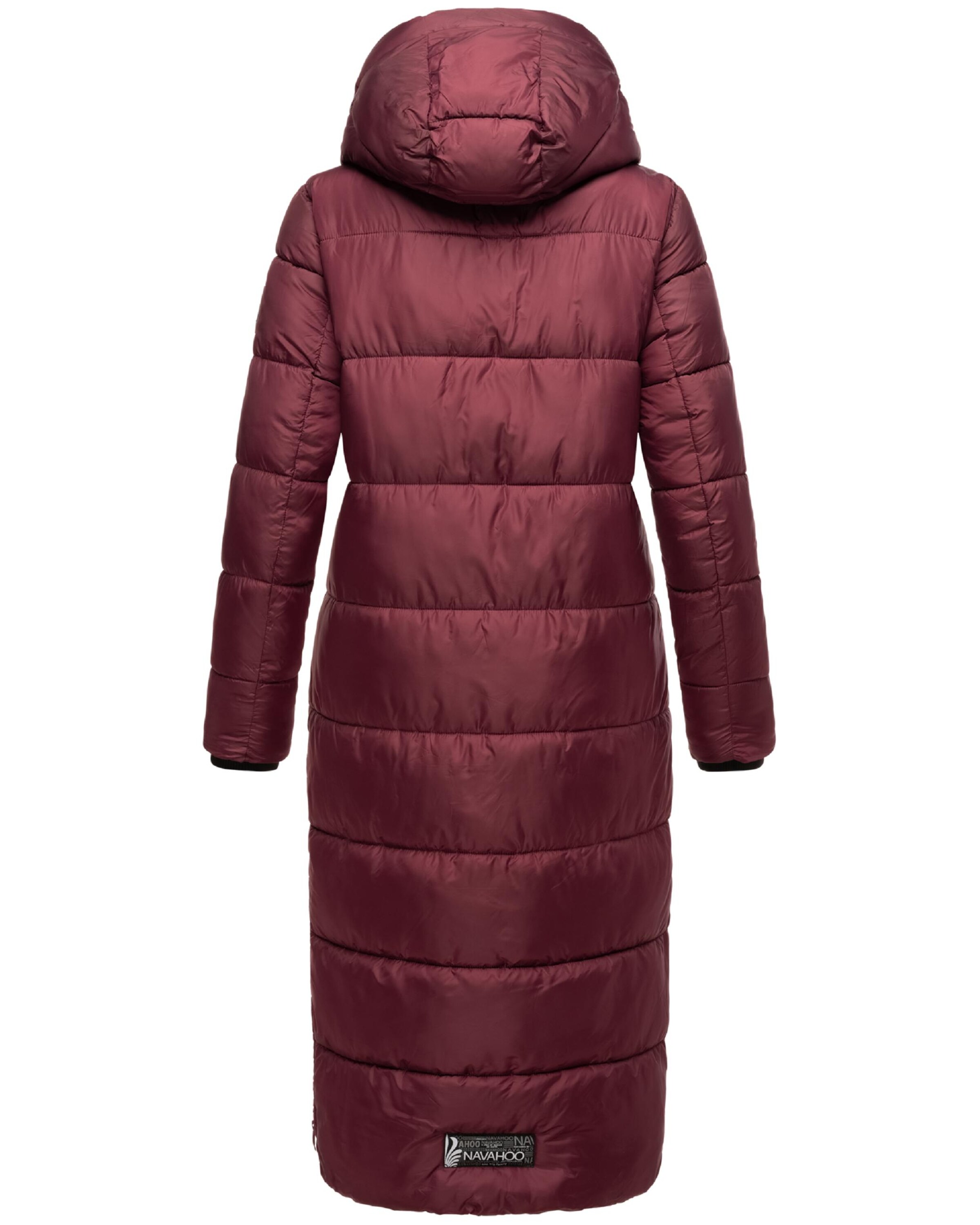 NAVAHOO Zimný kabát 'Waffelchen' - Červená