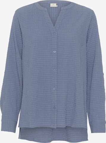 Kaffe Shirt in Blue: front