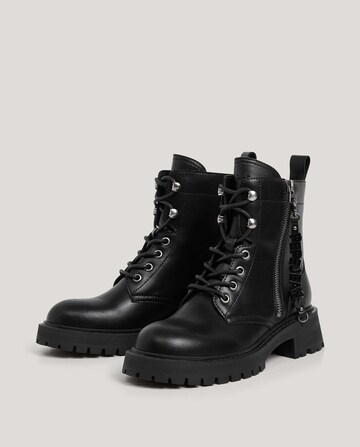 Pepe Jeans - Botines con cordones 'Stacy Player' en negro
