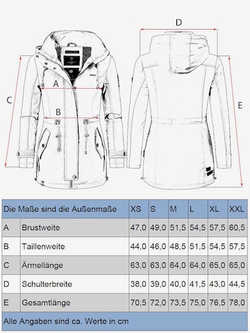 smėlio MARIKOO Demisezoninė parka 'Nyokoo'